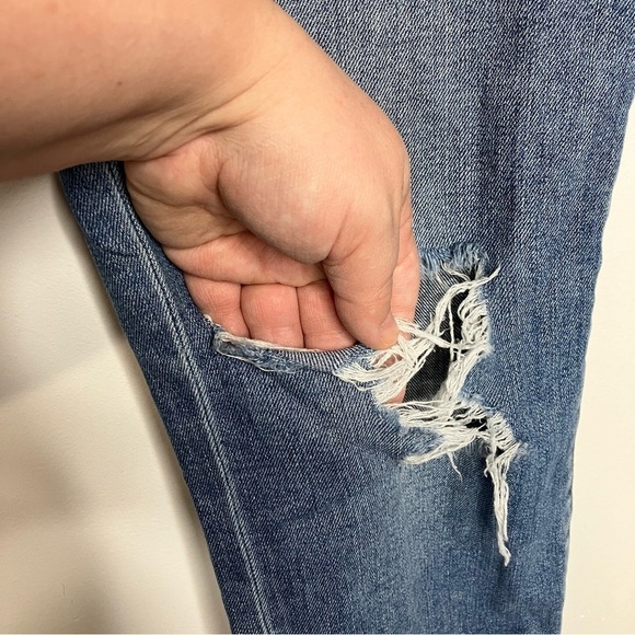 Joe’s jeans distressed high rise straight ankle‎ jeans size 30 - Picture 3 of 10